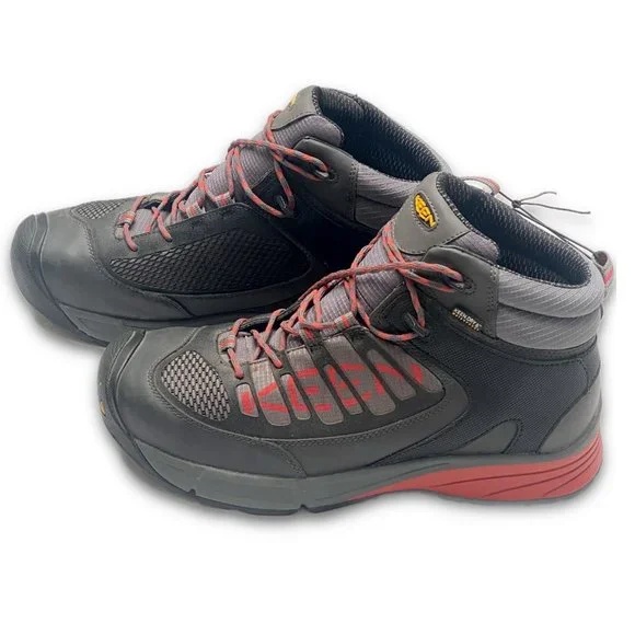 Keen - Black, Laceup, Waterproof Durable Hiking Shoes, Mens Size 13 - Picture 5 of 14